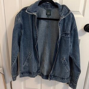 NWOT Wild fable Denim zip up Jacket